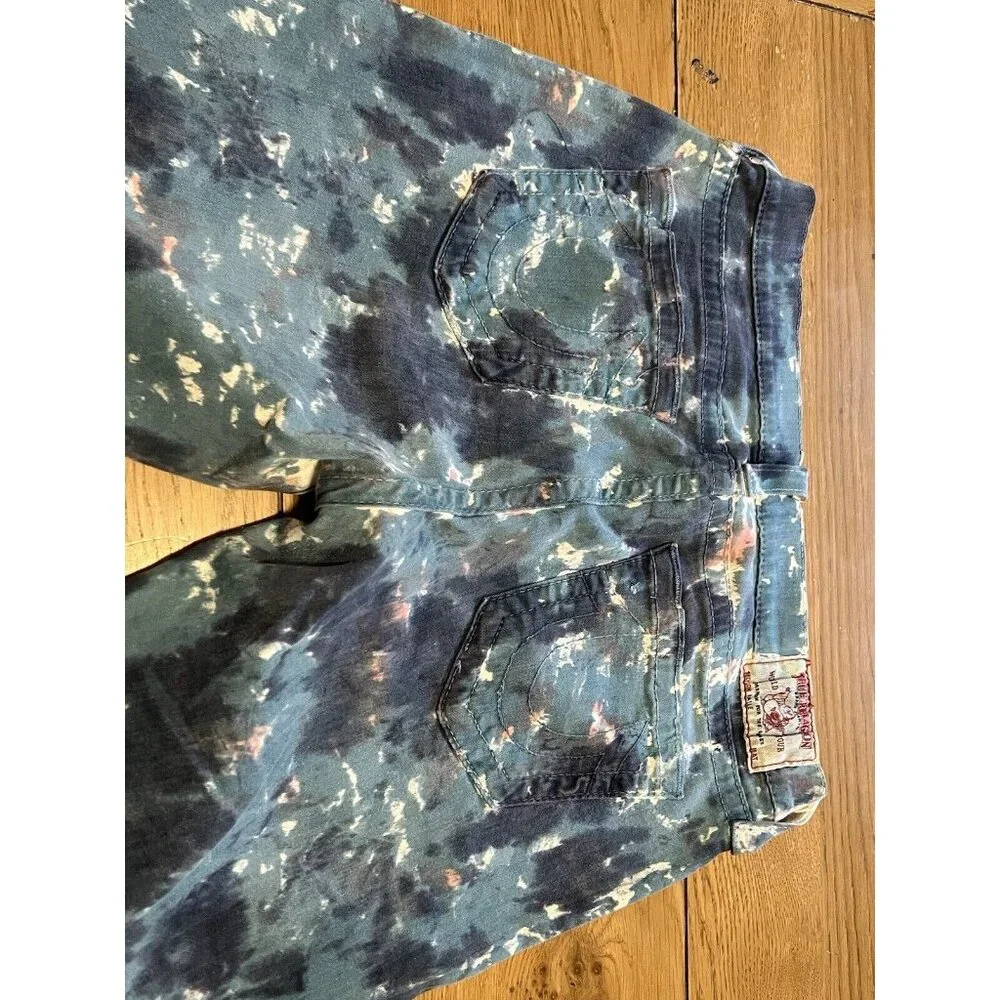 True Religion Halie Tie Dye Jeans Mens? Size 31 Modern Designer‎ Preppy Party